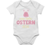 Baby Body Junge Mädchen - Ostergeschenke - Mein erstes Ostern 2026 I My first easter - 1/3 Monate - Weiß - outfit osterkleidung ostermotiv 2021 babybody osterbody oster osterfest osteroutfit
