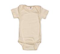 Engel Baby-Body, kurzarm(98/104,Wolle/Seide,natur)