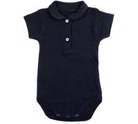 Baby-Body, Modell Polo, Blau - 3 Monate