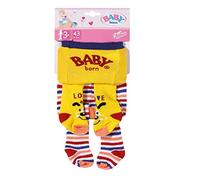 BABY Born Strumpfhose 2 x 43cm, gelb/gestreift