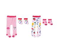 BABY born Strumpfhosen & Socken, 2 ass. 43cm WeiÃŸ