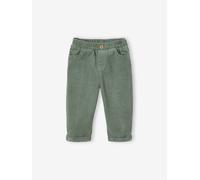 Baby Cordhose mit Dehnbund moosgrün Gr. 92/98 von Vertbaudet