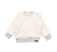 Baby Fleece-Sweatshirt GOTS zertifiziert Bio-Baumwolle, Beige, Walkiddy 74