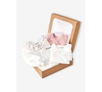 Baby Geschenk-Set zur Geburt: Jäckchen, Strampler & Body rosa Gr. 74 von Vertbaudet