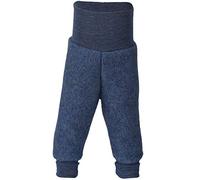 Baby Hose Fleece, 100% Schurwolle, Engel Natur mit Nabelbund