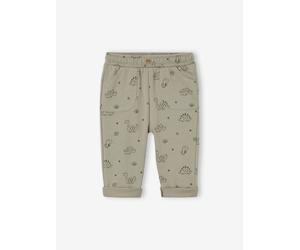 Baby Joggpants, Sweathose salbeigrün Gr. 80 von Vertbaudet