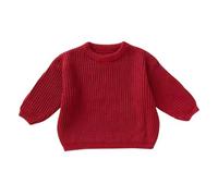 baby junge kleidung,Personalisierte Pullover Kleinkinder mit Stickerei Name Text Individuell Rippen Strickpullover Kinder Baumwolle Gerippt Strickpulli Gestrickt Sweatshirt Winterkleidung Oberteile