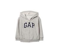 Baby Jungen Gap Logo Relaxed Sweatshirt mit Reißverschluss Grau, grey melé, 24 Monate