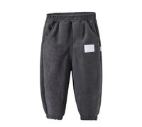 Baby Jungen Mädchen Cordhose Lässige Hose Elastisch Taille Warm Hose Baby Trousers Unterteile 1-13 Jahre Thermo Dick Fleece Gefüttert Hosen Warme Jogginhose Sweathose Freizeithose (Grey, 6-7 Years)