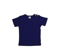 Baby Kinder Kurzarmshirt Bio-Baumwolle T-shirt "Leela Cotton" Dunkelblau 62-68