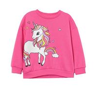 Baby Kinder Mädchen Rundhals Langarmshirt Herbst Winter Sweatshirt Einhorn Cartoon Tops Outwear 2-3 Jahre