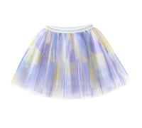 Baby Kleinkind Kinder Mädchen Tutu Rock Regenbogen Tütü Rock Pailletten Bunte Ballett Prinzessinrock Minirock Tüllrock Elastischer Bund Süß Lieblich für 2-12 Jahre alt