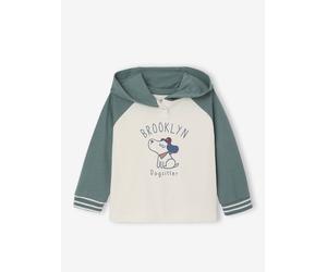 Baby Langarmshirt mit Kapuze & Hundemotiv BROOKLYN Dogsitter, Bio-Baumwolle grün Gr. 71 von Vertbaudet