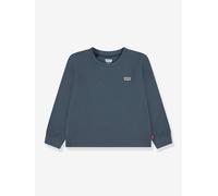 Langarmshirt LEVI'S KIDS "LVB LS GRAPHIC TEE SHIRT", Jungen, Gr. 9M74, blau (schwarz slate), Jersey, Obermaterial: 100% Baumwolle, unifarben, normal, Rundhals, Bündchen, Shirts Langarmshirt, aus Baumw