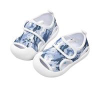 Baby Lauflernschuhe Sommer Atmungsaktiv Sandalen Mädchen Kleinkind Krabbelschuhe Moden Blumenmuster Sommerschuhe Kinder Jungen Barfußschuhe Outdoor Slipstop Babyschuhe