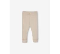 Baby Leggings, Beinlänge verstellbar Bio-Baumwolle BASIC beige Gr. 62 von Vertbaudet