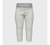 Baby-Leggings gestreift 'OrganicEra' aus Bio-Baumwolle Grey Melange (Grau) 12-18M