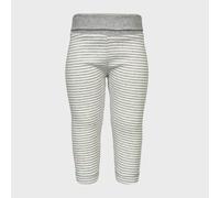 Baby-Leggings gestreift 'OrganicEra' aus Bio-Baumwolle Grey Melange (Grau) 6-12M