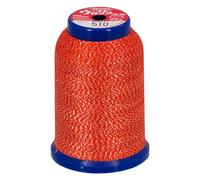 Baby Lock Metallic Bauschgarn 1000m (orange-silber)