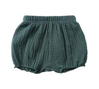 Baby Mädchen Jungen Bloomer Shorts Kinder Kleinkinder Pumphose Sommer Kurz Pluderhosen Unterwäsche Neugeborenes Elastische Taille Pull-on Diaper Cover Trainerhosen Bottoms (Green, 0-6 Months)