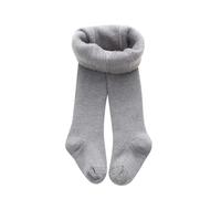 Baby Mädchen Jungen Thermo Strumpfhose Kinderstrumpfhose Warme Strümpfe Leggings Winter Fleece Gefütterte Strumpfhosen Ballettstrumpfhose Winter Warm Leggings Fleece Lined Thermal (Grey, 6-8 Years)