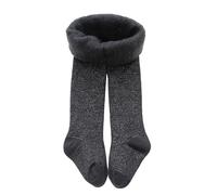 Baby Mädchen Jungen Thermo Strumpfhose Kinderstrumpfhose Warme Strümpfe Leggings Winter Fleece Gefütterte Strumpfhosen Ballettstrumpfhose Winter Warm Leggings Fleece Lined (Dark Gray, 6-8 Years)