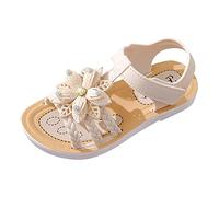 Baby Mädchen Sandalen für Kinder: Flache Schuhe Bequem Niedlicher mit Schleife Prinzessin Schuhe, Kleinkind Sandalen, wasserfest Atmungsaktive Rutschfest Weich Wasserschuhe Strandschuhe