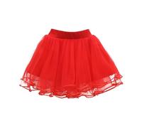 Baby Mädchen Tütü Rock Prinzessin Tüllrock Minirock Spitzen Kinder Rock Elastischer Mesh Rock Kurzer Pengpeng Rock Fotoprops Reifrock Ballettrock für Fotografie Geburtstag Party
