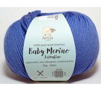 Baby Merino Extrafine Art'is Yarn 100% Wolle | Mulesing-frei & Superwash (50g / 200m) (11 lavendel)