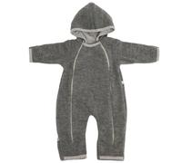 Baby Overall Woll-Fleece anthrazit 62/68