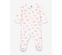 Baby Schlafanzug mit Herzmotiv PETIT BATEAU helles blau Gr. 68