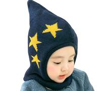 Baby Schlupfmütze Schalmützen Sturmhaube Balaclava Winter Warme Strickmütze Nackenwärmer Halsbänder Mütze Kleinkind Fleece Wollmütze Wintermütze für Jungen Mädchen 3-24 Monate