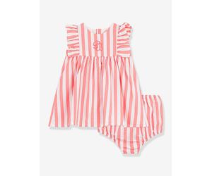 Baby-Set: ärmelloses Kleid & Shorts PETIT BATEAU aprikose Gr. 74