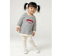 Baby-Set aus Kleid & Leggings AMOUR, personalisierbar blau Gr. 62 von Vertbaudet