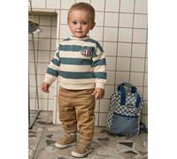 Baby-Set aus Sweatshirt & Hose CLUB smaragdgrün Gr. 80 von Vertbaudet