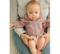 Baby-Set: Bluse aus Liberty-Stoff & Shorts ENVIE DE FRAISE wollweiß Gr. 62