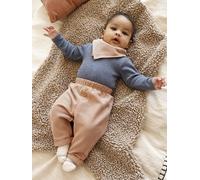 Baby-Set: Body, Hose & Halstuch camel Gr. 68 von Vertbaudet