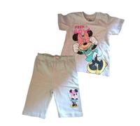 Baby Set kurzes Shirt mit Hose, Minnie Mouse "Peek a Bow!", grau 68