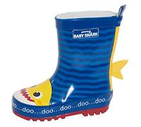 Baby Shark Jungen Mädchen 3D Gummi Gummistiefel Säuglinge Kinderzimmer Regenschuhe Gr., - blau - Größe: 30 EU