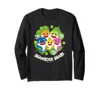 Baby Shark Shamrock Shark St Patricks Day Family Langarmshirt