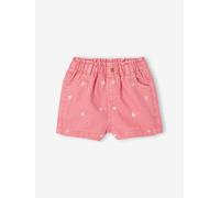 Baby Shorts mit Herz-Stickerei bonbon rosa Gr. 80 von vertbaudet