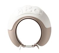 Baby Shower Cap Shield, Double Layer Visor Hat, 43.0-54.0 cm, Waterproof Headgear, Eye & Ear Protection, Lightweight and Sturdy, Safe for Shower, PP, Adjustable