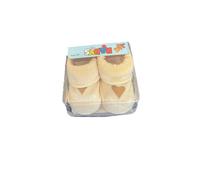 Baby-Söckchen Mama Papa beige