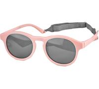 Baby Sonnenbrille mit Sonnenbrillenbox und Reinigungstuch, Verstellbarem Riemen, Sonnenschutz im Freien UV 400, Polarisationsrahmen, für Kleinkinder 0-36 Monate Neugeborene Jungen Mädchen (Rosa)