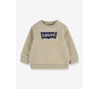 Sweatshirt LEVI'S KIDS "LVB LVB FRENCH TERRY BATWING", Jungen, Gr. 36M (98), beige (fields of rye), Sweatware, Obermaterial: 60% Baumwolle, 40% Polyester, regular fit normal, Rundhals, Rippbündchen, S