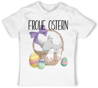Baby T-Shirt Jungen - 2. Geburtstag - Zweiter Birthday Mädchen - 12/18 Monate - Weiß - geburtstagsshirt 2 Tshirt ich Bin Zwei 2.Geburtstag Zahl Shirt Jahre Outfit zweijährige geburtstagskrone