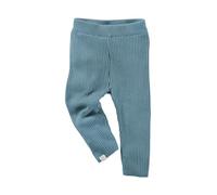 HANS NATUR Baby und Kinder Leggings Strick-Qualität Bio-Baumwolle blau Gr.74/80