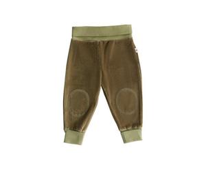 Baby und Kinder Nickyhose aus Bio-Baumwolle Unisex "Leela Cotton" Oliv-Grün 74-80