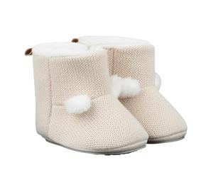 Baby warme Strickschühchen mit Anti-Rutsch-Sohle Sterntaler - 5302514 beige Größe: 17/18