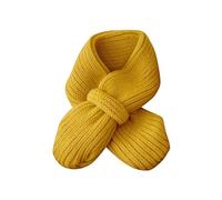 Baby Weihnachtsgeschenke Schlauchschal Kinder Winter Soild Schal Warmer Fleece Gemütliches Schal Kinderschal Bequeme Schal Halstuch Jungen Mädchen für 1-5 Jahren, Gelb